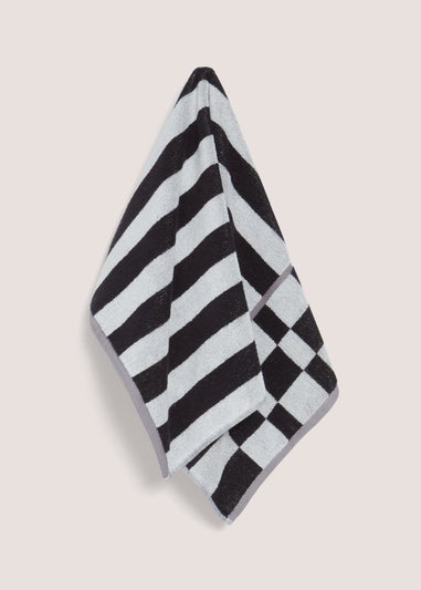 Monochrome Checkerboard Hand Towel (50cmx80cm)