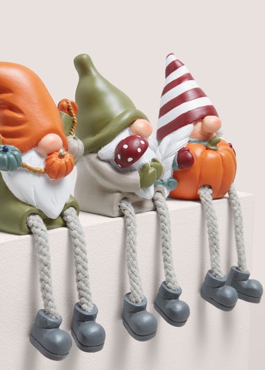 Orange Set of 3 Autumn Ornaments