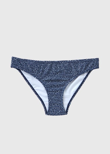 Navy Spot Bikini Bottoms