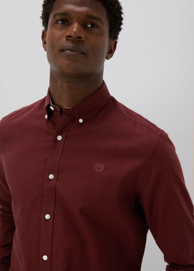 Burgundy Oxford Shirt