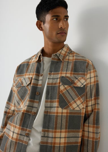 Khaki Check Shirt