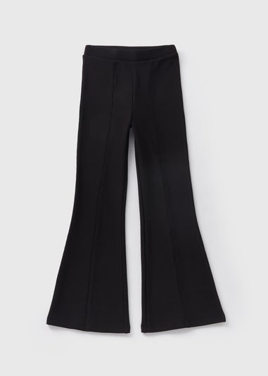 Girls Black Flared Trousers (7-15yrs)