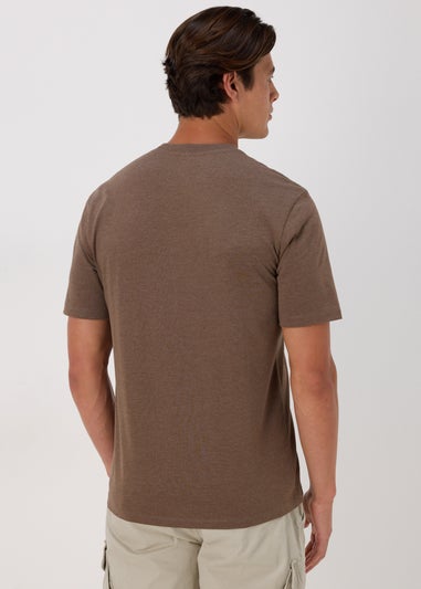 Brown Crewneck T-Shirt