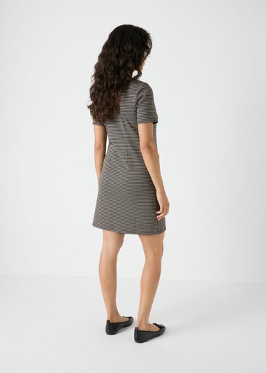 Et Vous Brown Ponte Tunic Dress