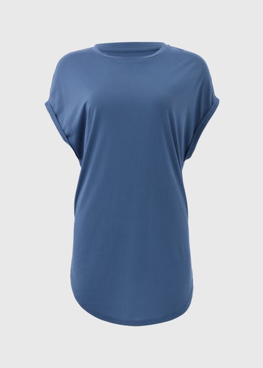 Blue Longline T-Shirt