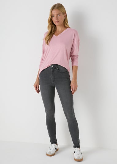 Dark Grey Skinny April Jeans