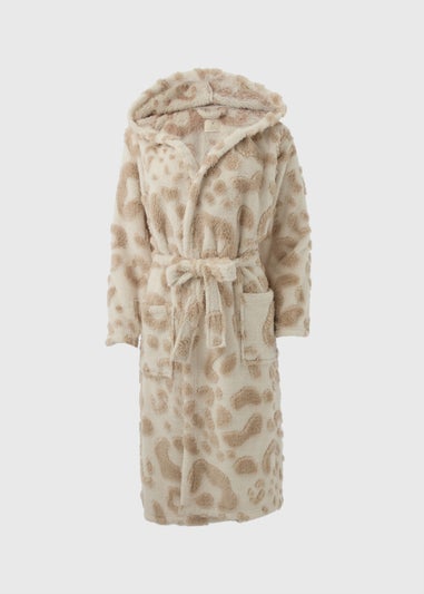 Brown Animal Trend Dressing Gown