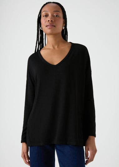 Black Long Sleeve Top