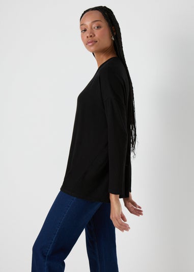 Black Long Sleeve Top