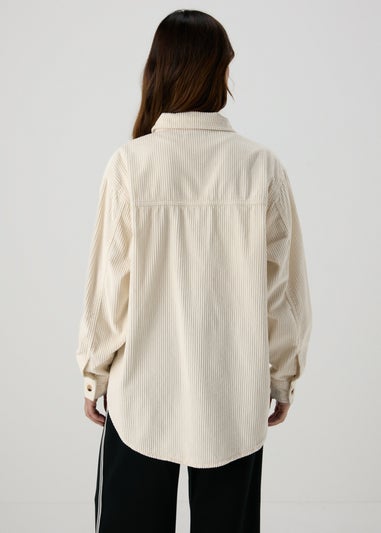 Cream Corduroy Shirt