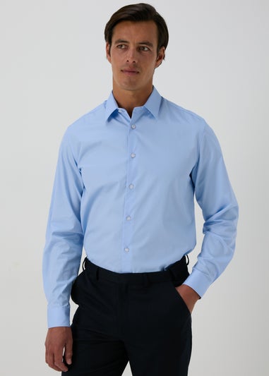 Taylor & Wright Blue Regular Fit Shirt