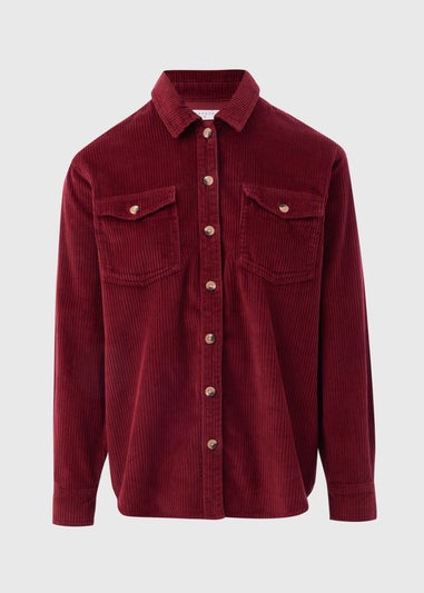 Burgundy Corduroy Shirt