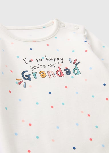 Baby Cream Grandad Sleepsuit (Newborn-18mths)