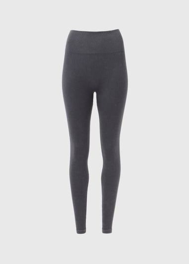 Charcoal Seam Free Leggings