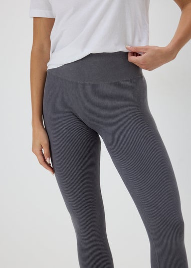 Charcoal Seam Free Leggings