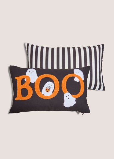 Embroidered Ghost Boo Cushion