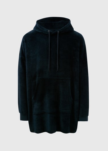 Navy Fleece Snuggle Hoodie