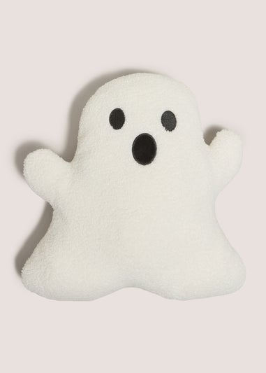 White Ghost Shaped Cushion