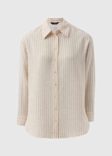 Et Vous Neutral Stripe Airflow Shirt