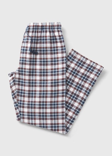 Ecru Check Pyjama Bottoms