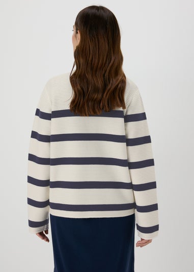 Papaya Petite Navy Stripe Jumper