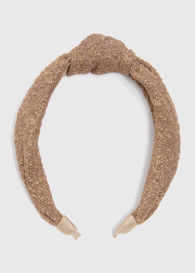 Gold Texture Headband