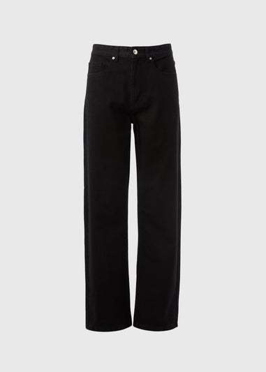 Black Straight Leg Jeans