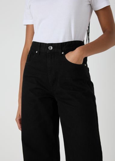 Black Straight Leg Jeans