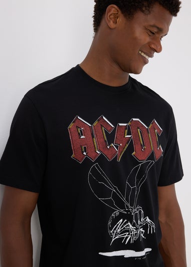 Black ACDC T-Shirt