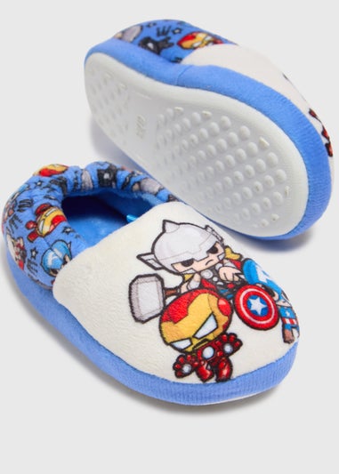 Marvel Kids Blue A Line Slippers (Younger 4-12)