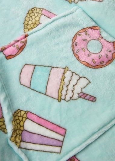 Girls Mint Food Snuggle Hoodie (3-13yrs)