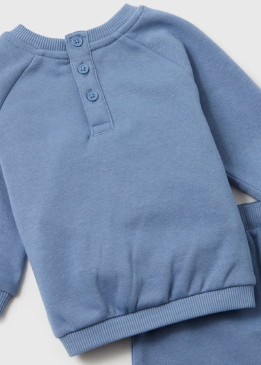 Baby Blue Sweatshirt & Jogging Bottoms Set (Newborn-23mths)