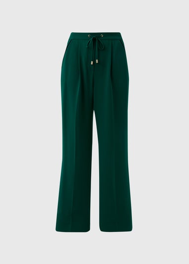 Et Vous Green Wide Leg Trousers