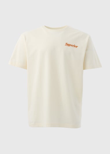 Ecru Superior Graphic T-Shirt