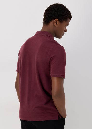 Burgundy Essential Polo Shirt