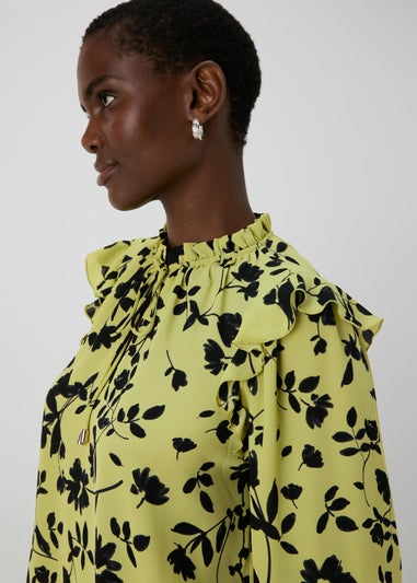 Et Vous Lime Floral Blouse