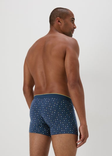 3 Pack Multicolour Patterned Keyhole Boxers