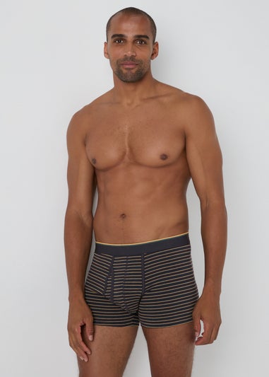 5 Pack Multicolour Stripe Keyhole Boxers