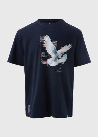 US Athletic Navy Dove Graphic T-Shirt