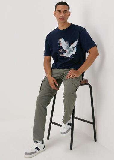 US Athletic Navy Dove Graphic T-Shirt