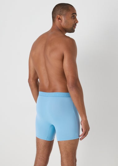 3 Pack Blue Marl Sports Boxers