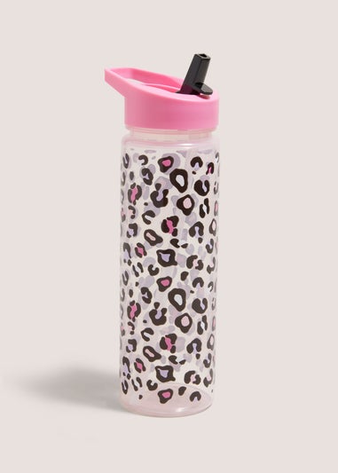 Pink Leopard Print Drinks Bottle (24x6.5cm)