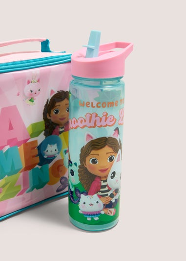 Gabby's Dollhouse Pink Lunch Bag & Bottle (25cmx 21cm)