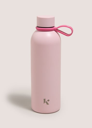 Pink Soft Touch Drinks Bottle