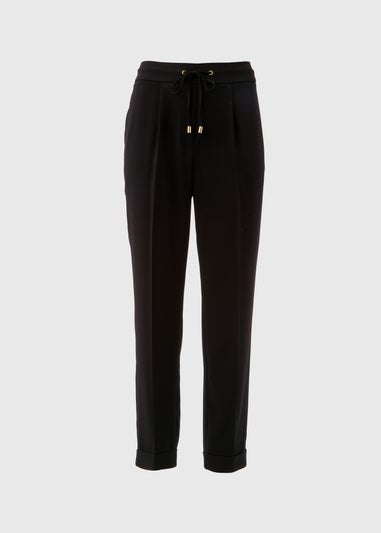 Et Vous Black Tapered Trousers