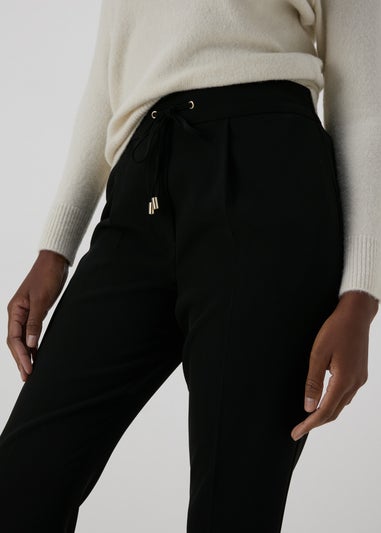 Et Vous Black Tapered Trousers