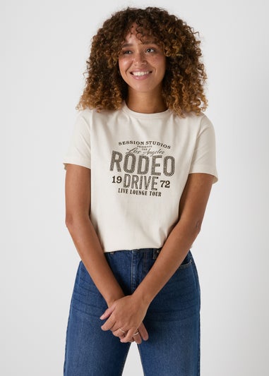 Cream Rodeo Drive T-Shirt