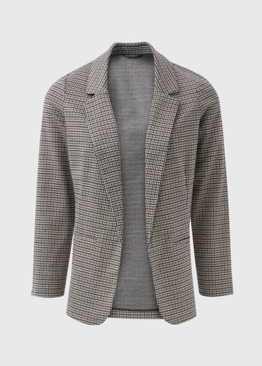 Et Vous Black Dogtooth Blazer