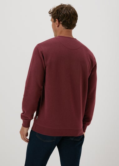 Burgundy Crewneck Sweatshirt