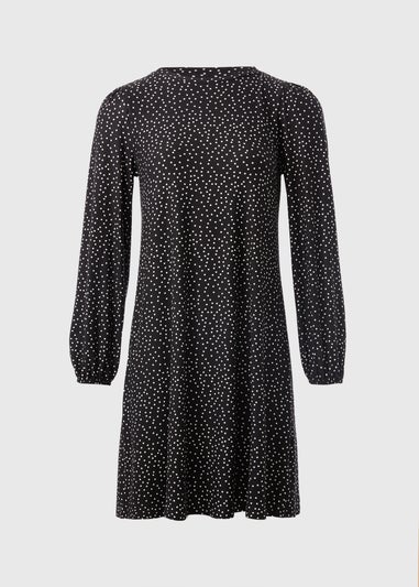 Black Spot Mini Dress